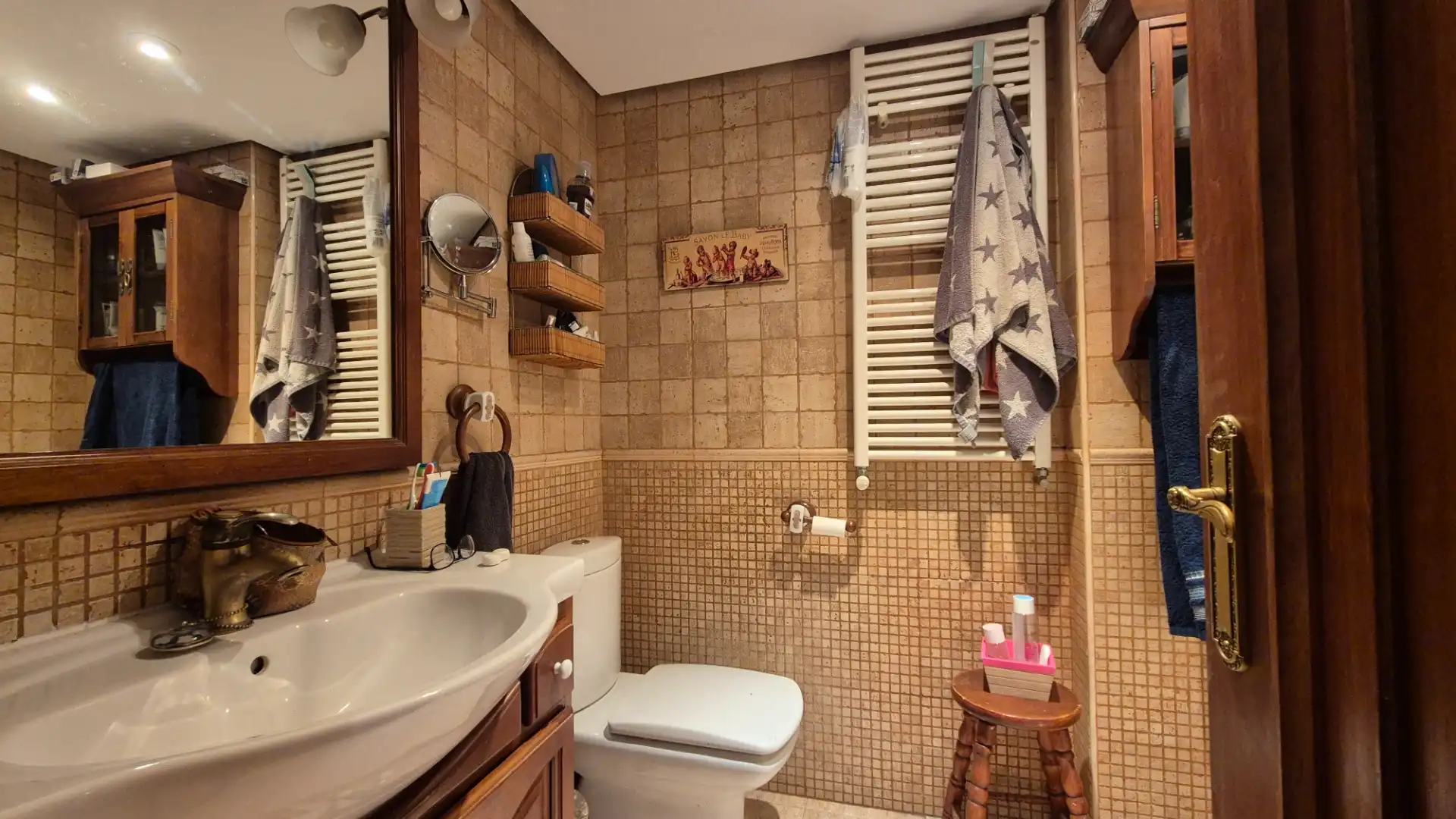 Badezimmer von Wohnung zum Verkauf in Palencia mit Balkon