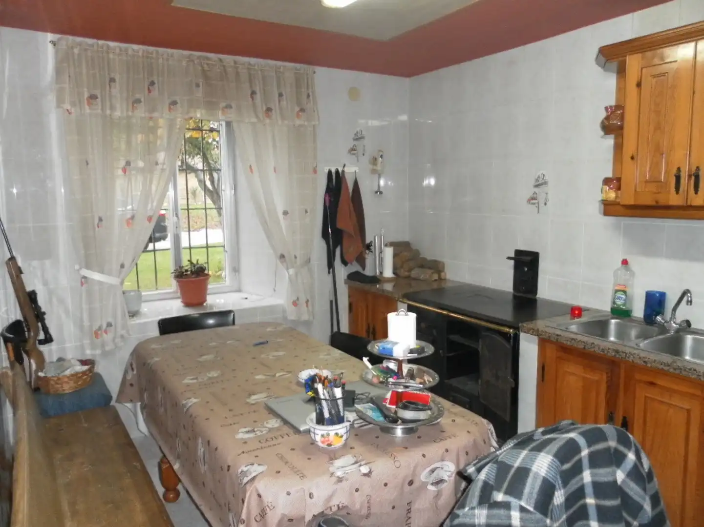 Kitchen of Detached homes for sale in Santa Colomba de Somoza  with Heating and Furnished
