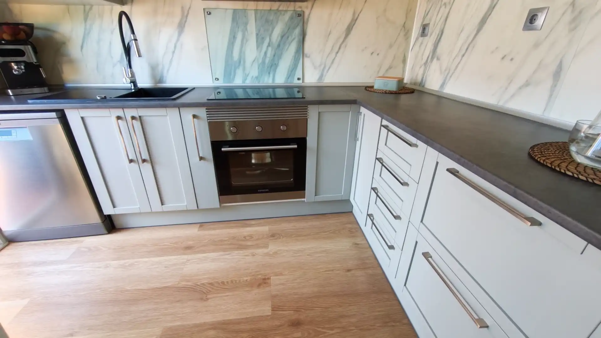 Cocina de Casa adosada en venta en Sant Salvador de Guardiola con Calefacción, Jardín privado y Parquet