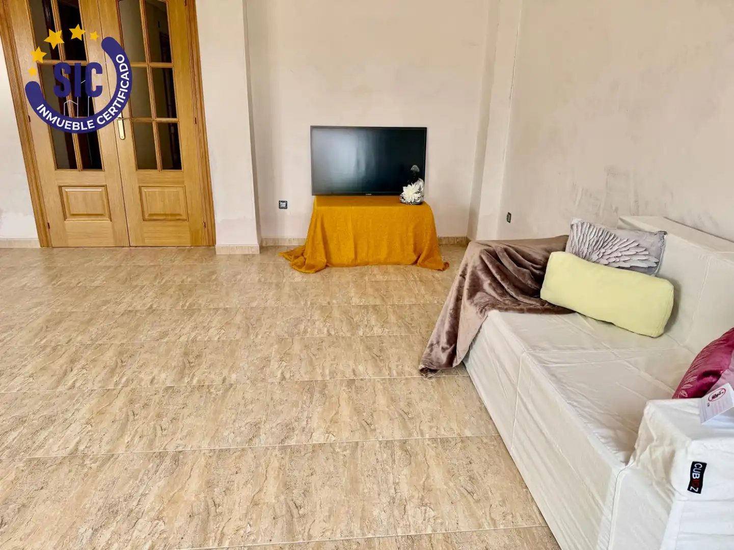 Sala d'estar de Casa adosada en venda en Sant Joan de Moró amb Jardí privat, Terrassa i Traster