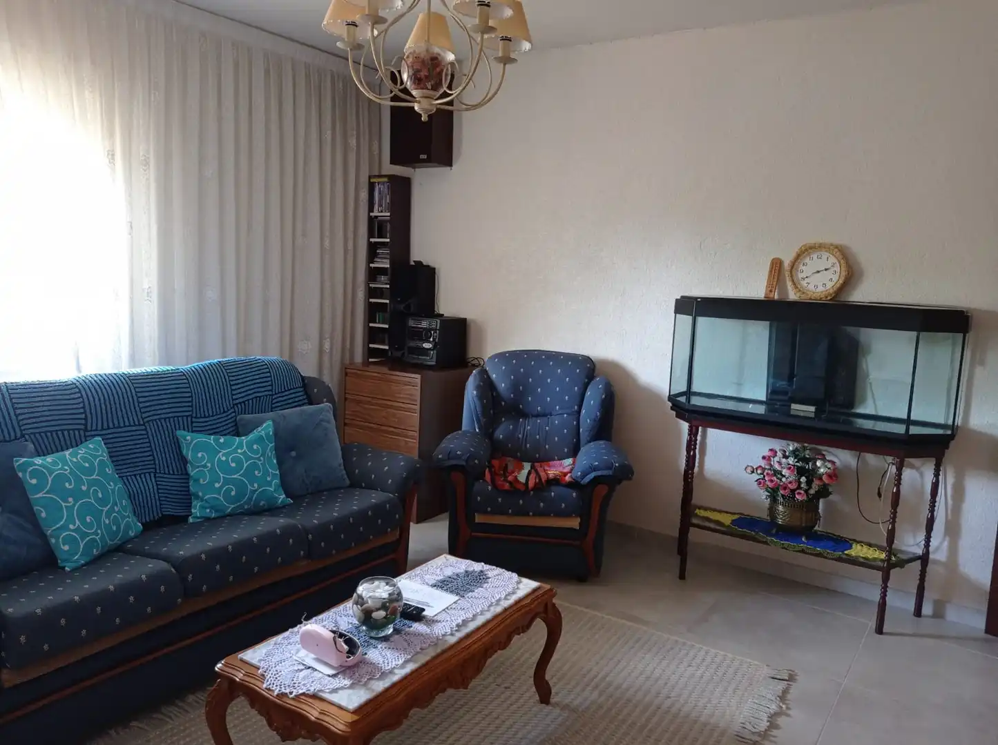 Sala de estar de Finca rústica en venta en Pedraza de Alba con Calefacción y Balcón