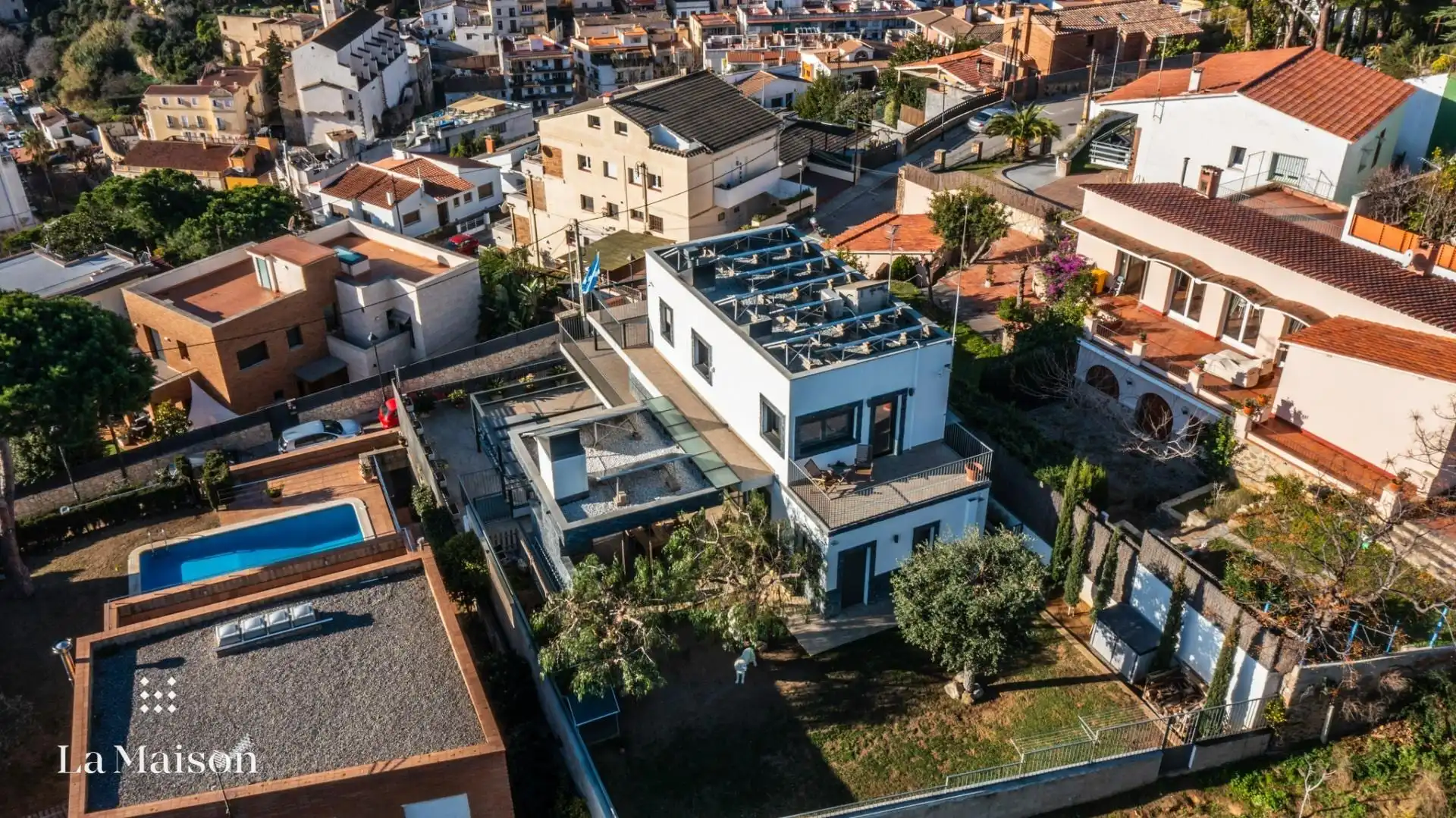 Vista exterior de Casa o chalet en venta en Caldes d'Estrac con Aire acondicionado, Calefacción y Jardín privado