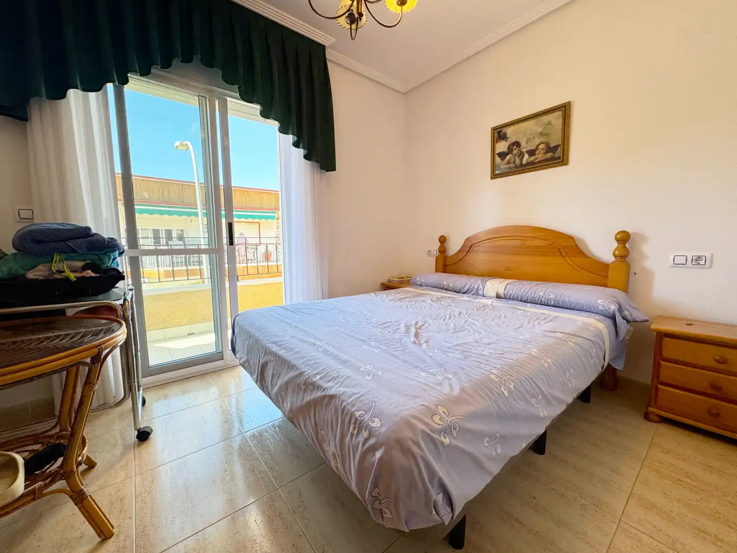 Dormitori de Casa adosada en venda en Pilar de la Horadada amb Aire condicionat, Terrassa i Moblat