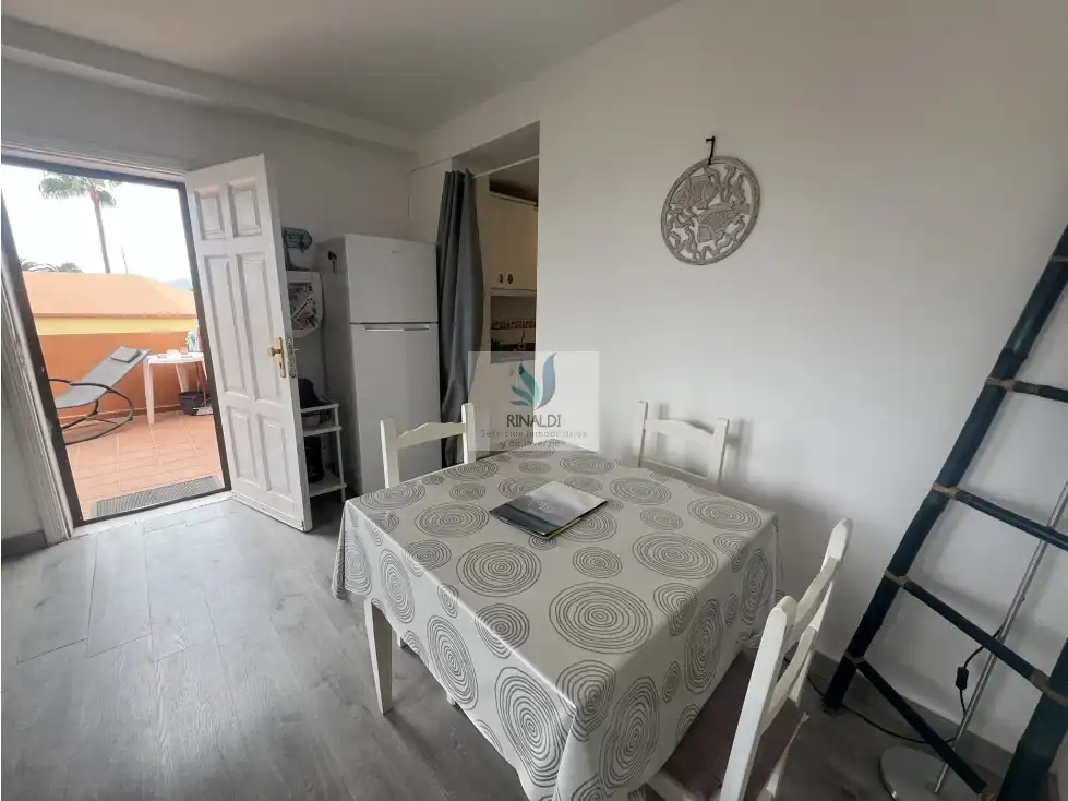 Menjador de Apartament en venda en La Oliva amb Terrassa, Piscina i Moblat