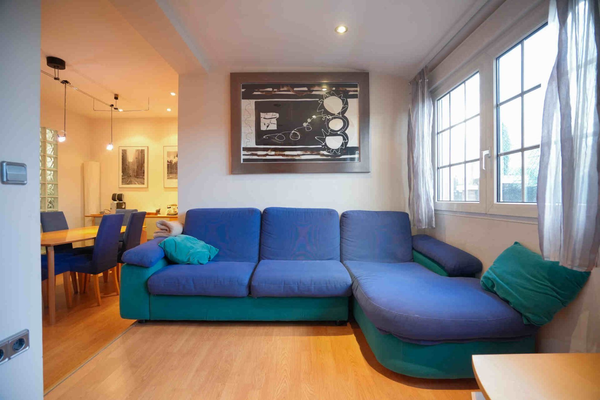 Sala d'estar de Àtic en venda en  Madrid Capital amb Aire condicionat, Terrassa i Traster