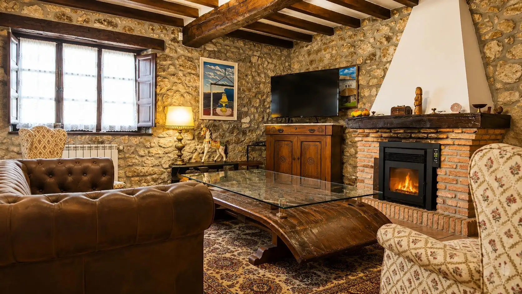 Living room of Houses for sale in Alfoz de Lloredo  with Heating, Private garden and Terrace