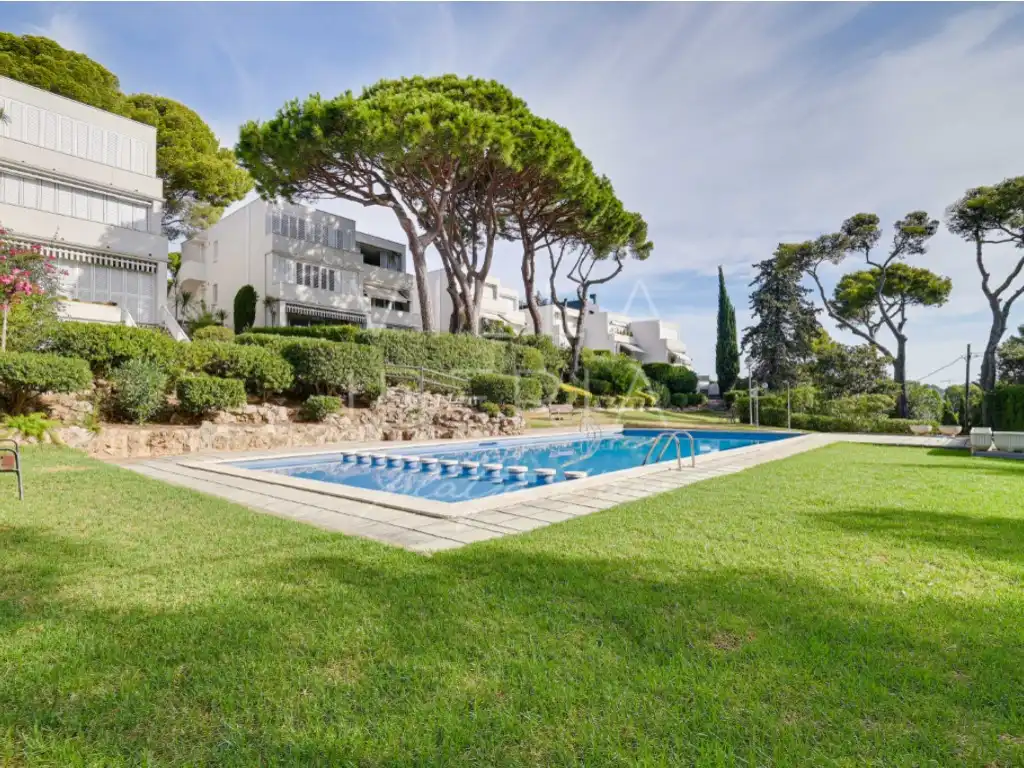Garten von Wohnungen zum Verkauf in Calonge i Sant Antoni mit Klimaanlage, Privatgarten und Terrasse