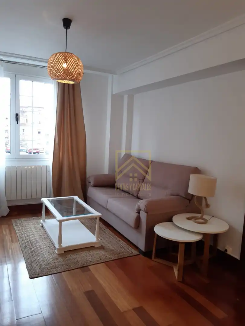 Living room of Flat for rent in Santander  with Heating and Parquet flooring