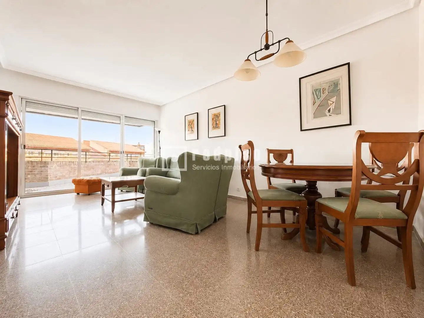 Vista exterior de Piso de alquiler en Murcia con Calefacción, Jardín privado y Terraza