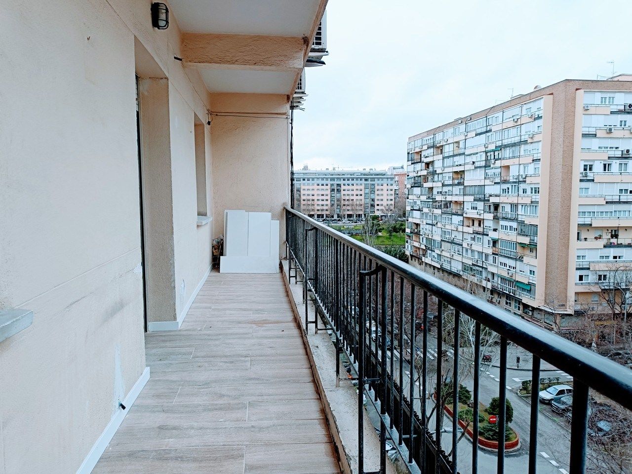 Balcony of Flat to rent in  Madrid Capital  with Heating, Terrace and Oven