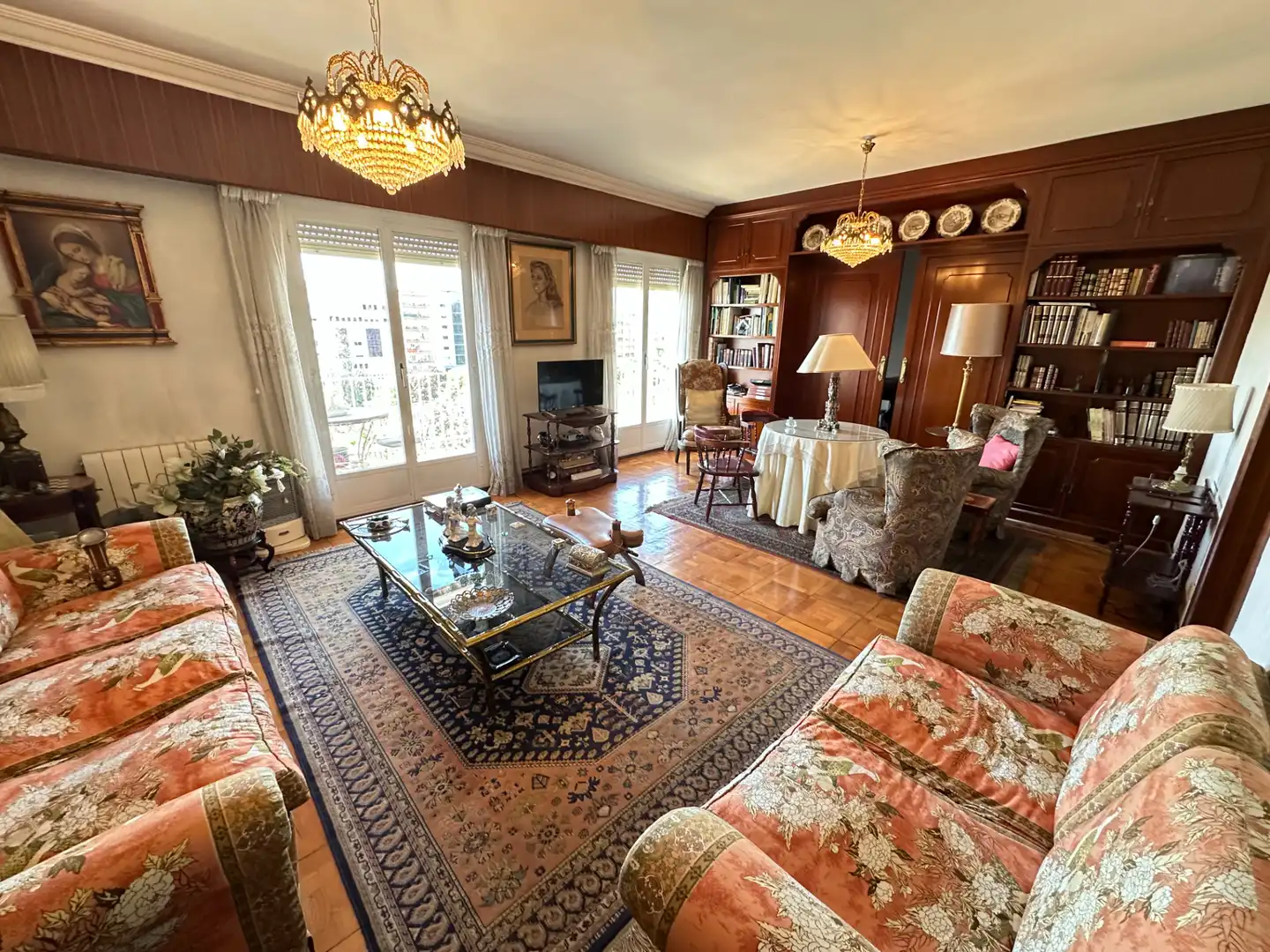 Sala de estar de Piso en venta en  Logroño con Calefacción, Parquet y Terraza