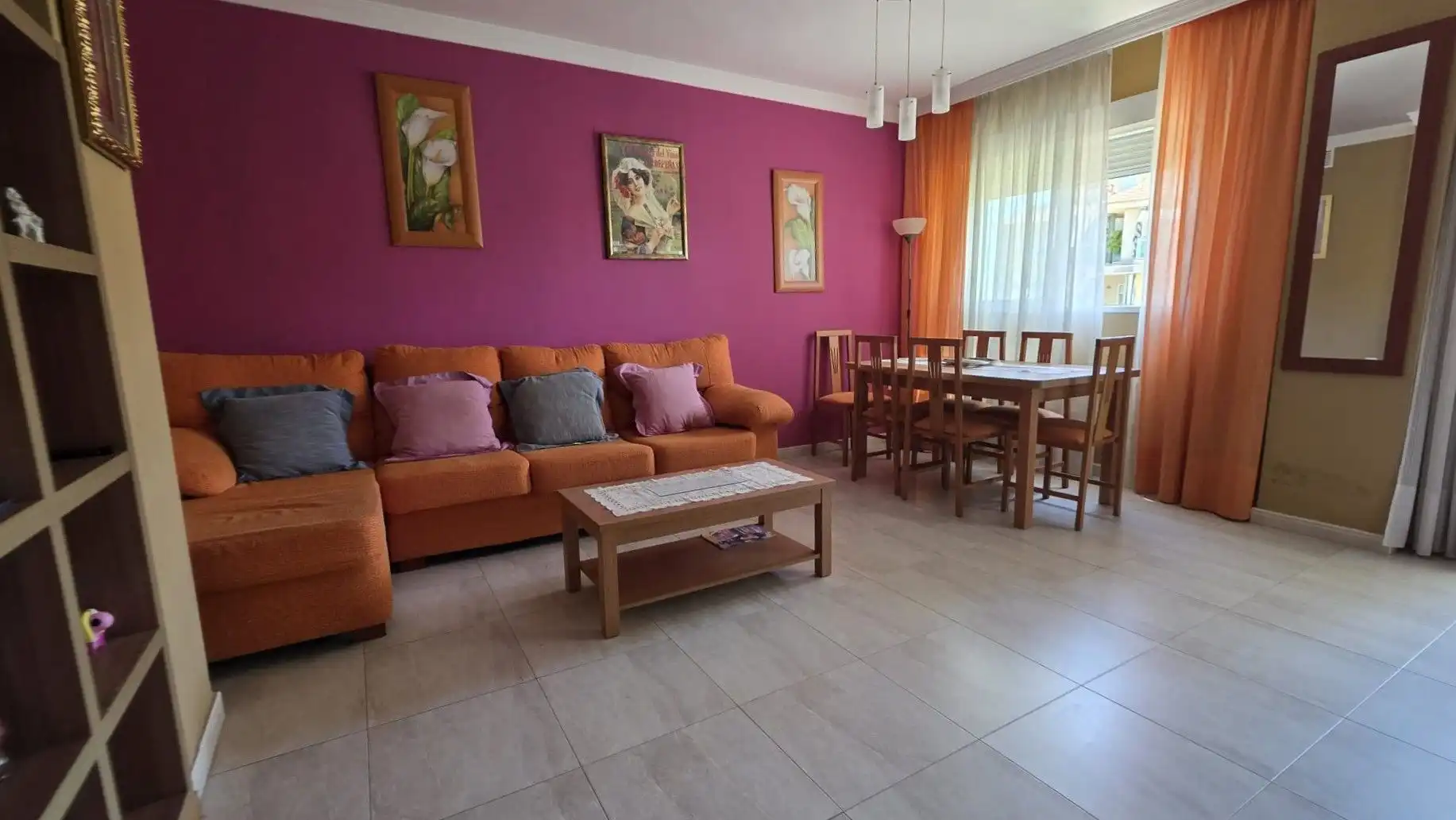 Sala de estar de Piso en venta en Gandia con Aire acondicionado, Calefacción y Terraza