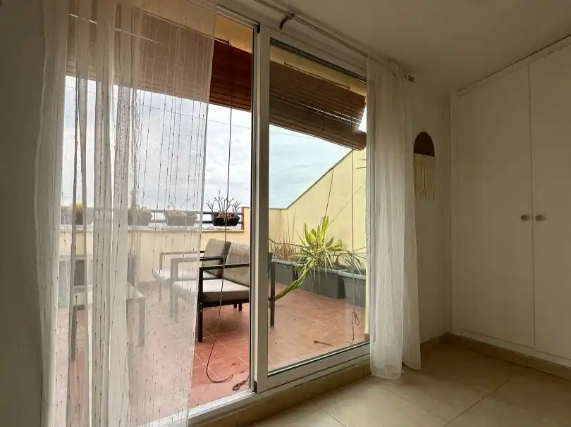 Terrasse von Dachboden zur Miete in Murcia mit Klimaanlage, Terrasse und Möbliert