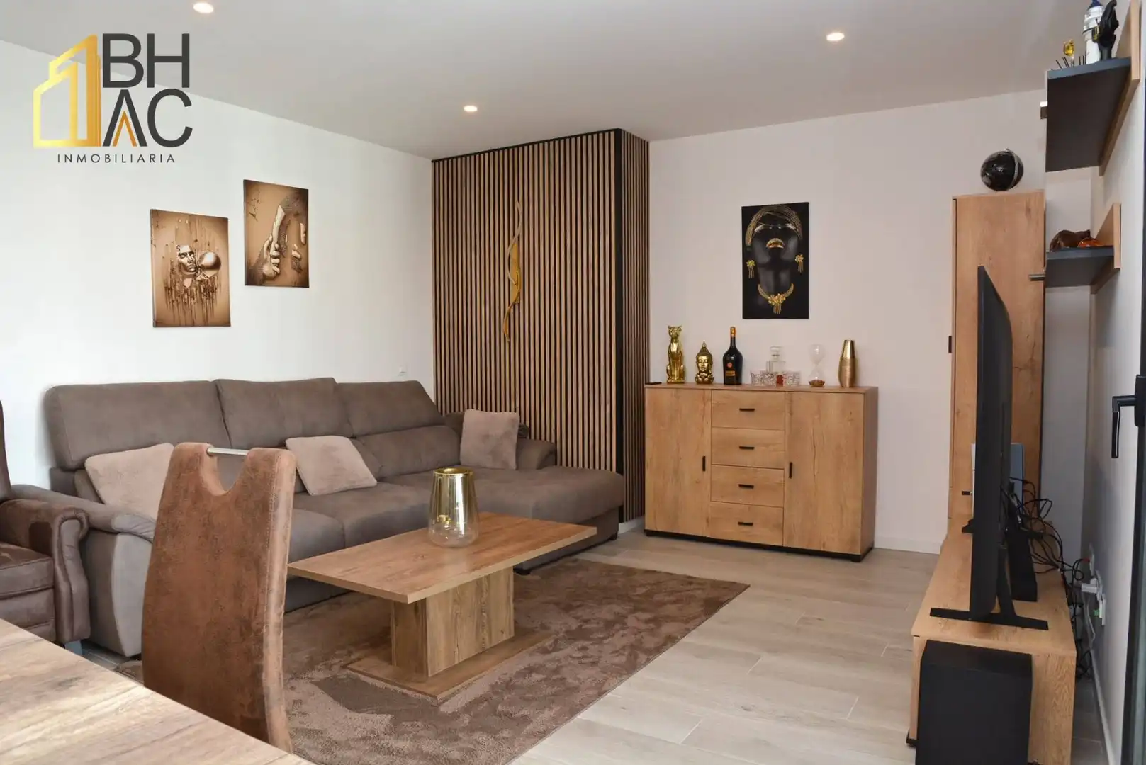 Wohnzimmer von Dachboden zum Verkauf in Alcalá de Henares mit Klimaanlage, Heizung und Terrasse