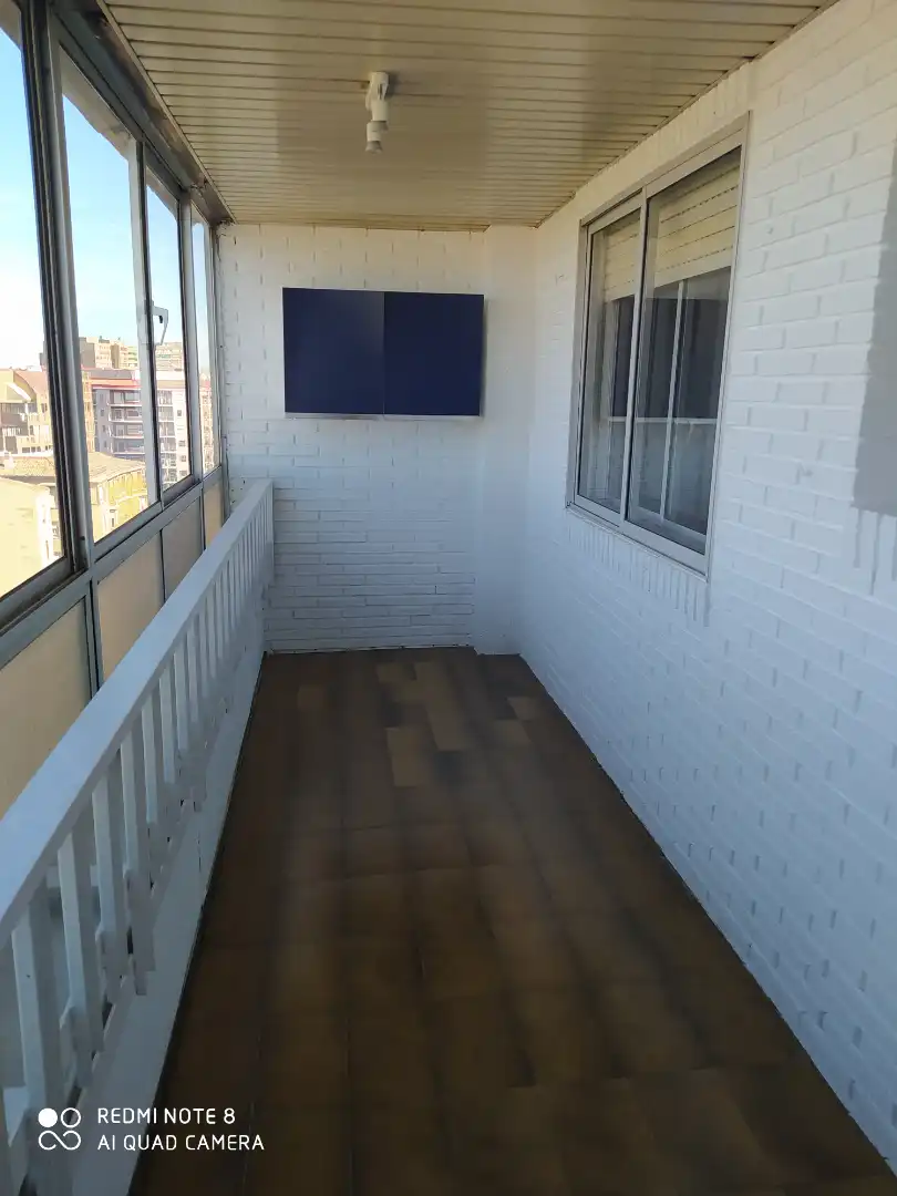 Balcony of Flat for sale in Zaragoza  with Air Conditioner, Heating and Parquet flooring