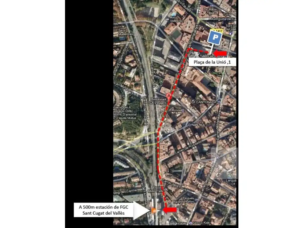 Exterior view of Office for sale in Sant Cugat del Vallès  with Air Conditioner