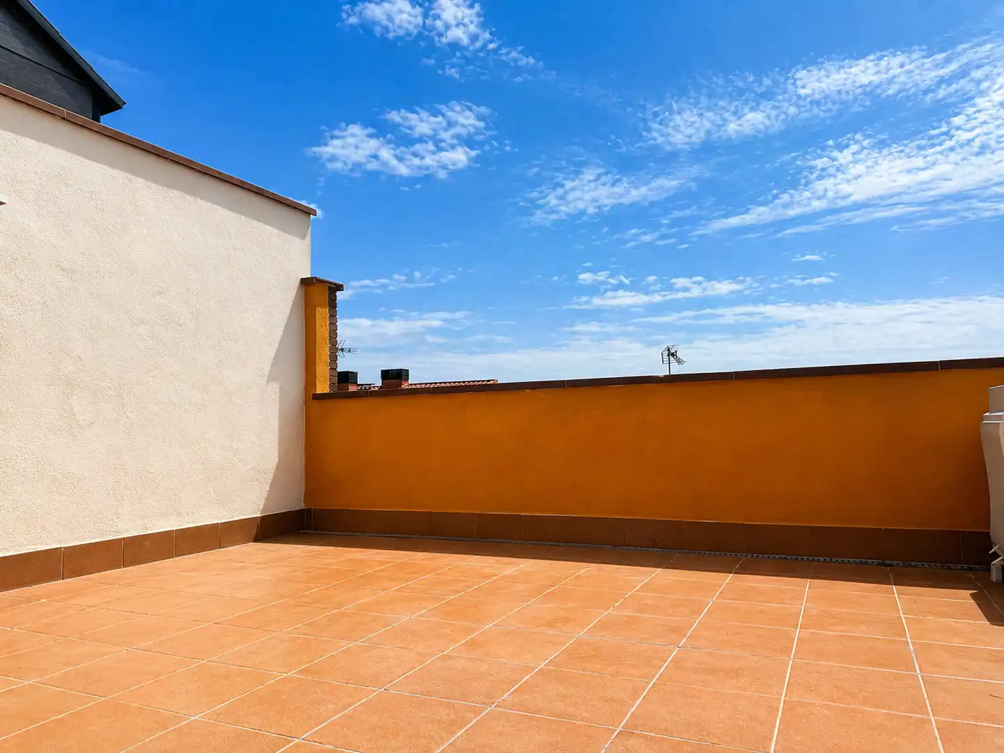 Terrace of Detached homes for sale in Castellar del Vallès  with Air Conditioner, Heating and Parquet flooring