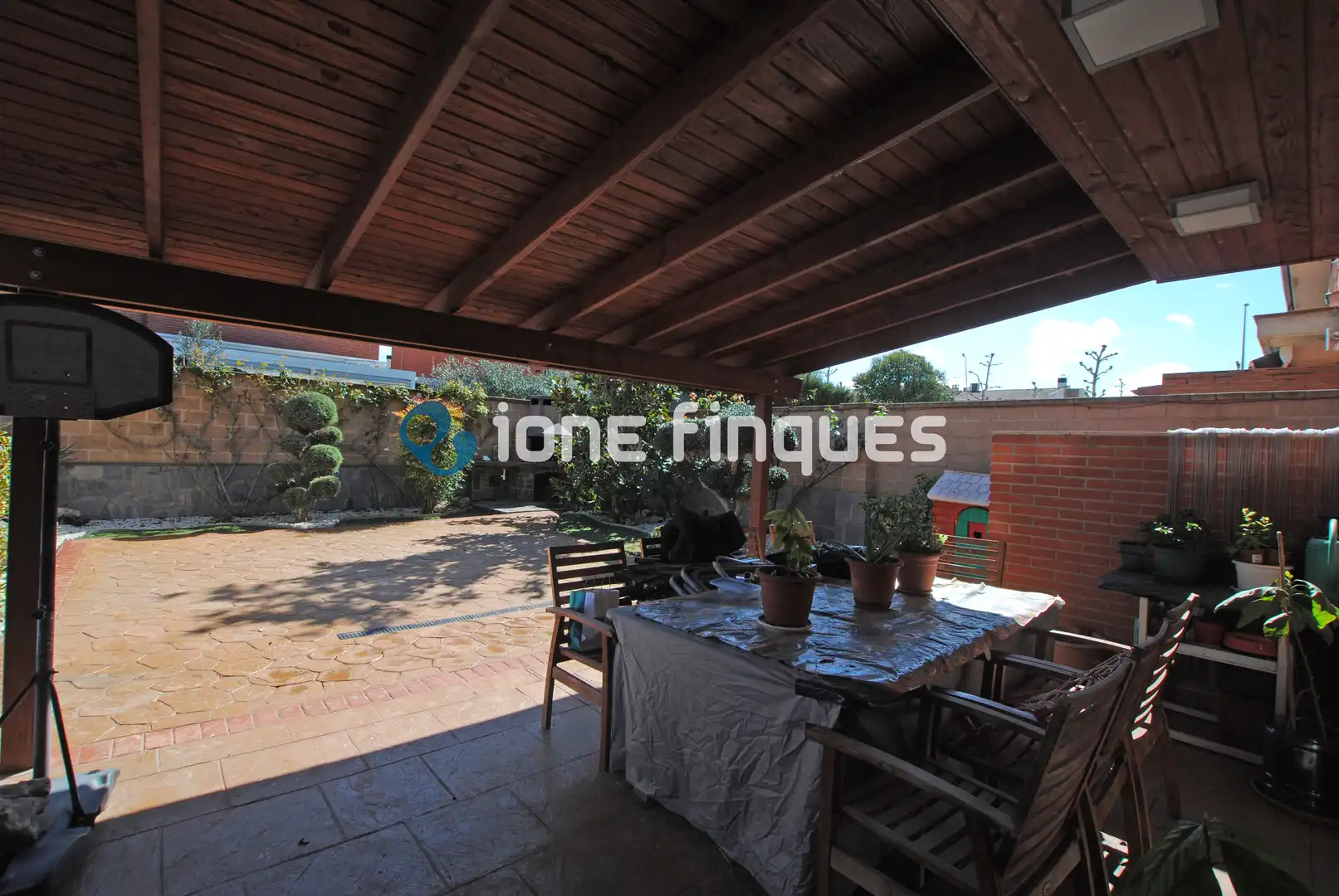 Terrasse von Einfamilien-Reihenhaus zum Verkauf in Guissona mit Heizung, Terrasse und Abstellraum