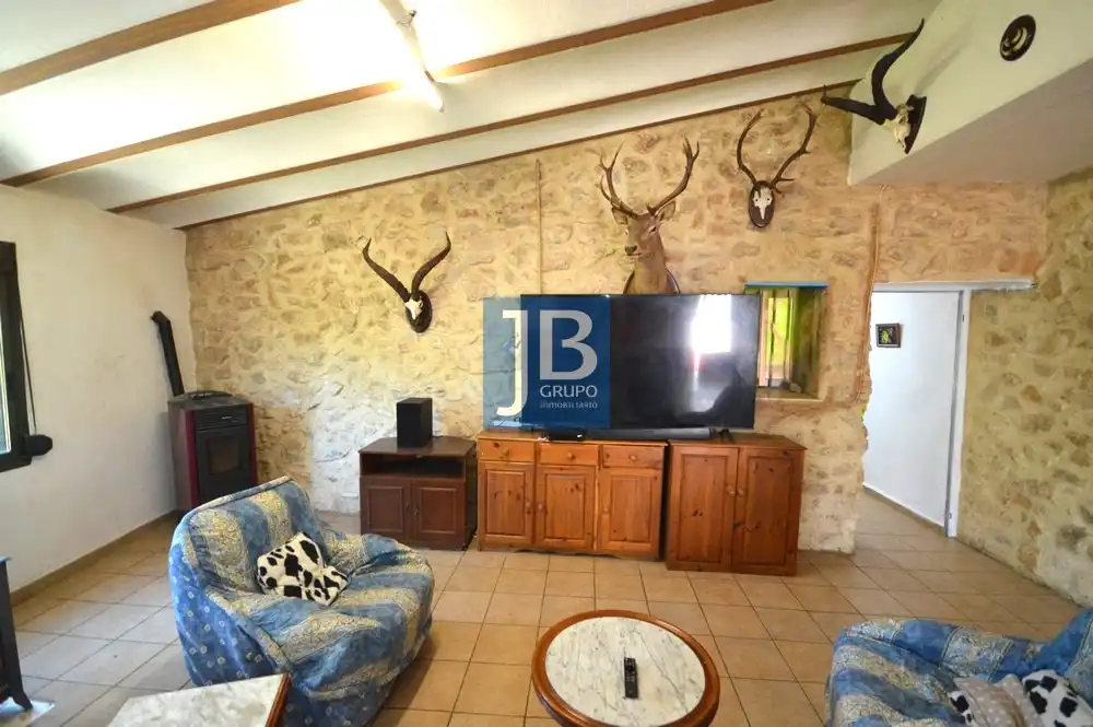 Sala d'estar de Finca rústica en venda en Mogente / Moixent, Valencia