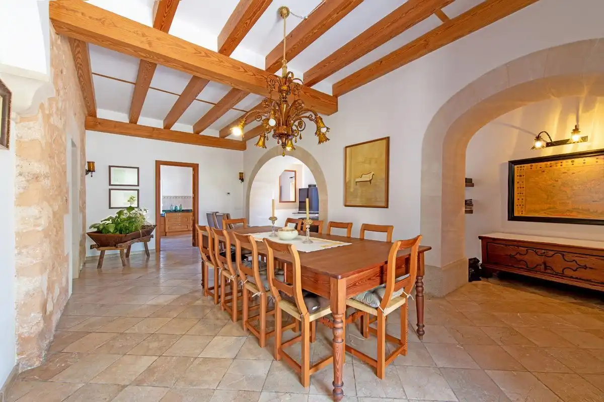 Comedor de Casa o chalet de alquiler en Campos con Calefacción, Jardín privado y Terraza