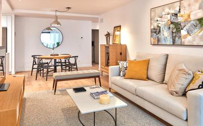 Living room of Flat for sale in Vigo   with Parquet flooring, Terrace and Storage room