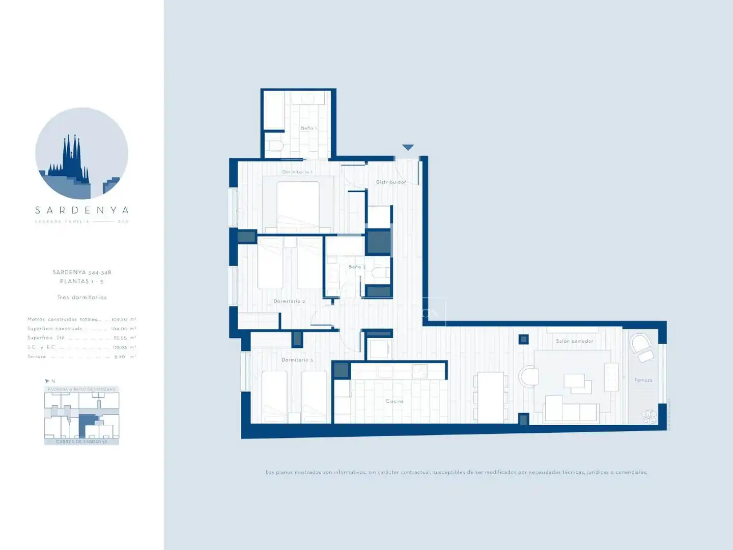 Flat for sale in Barcelona  with Air Conditioner, Heating and Terrace