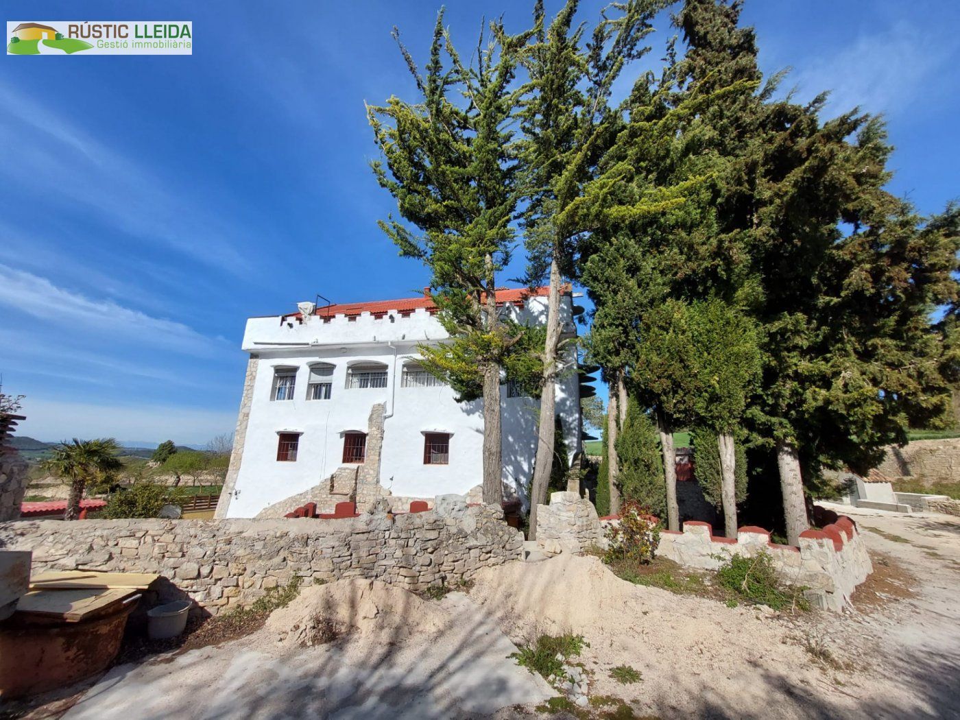 Exterior view of Country house for sale in Montmaneu  with Heating, Private garden and Terrace
