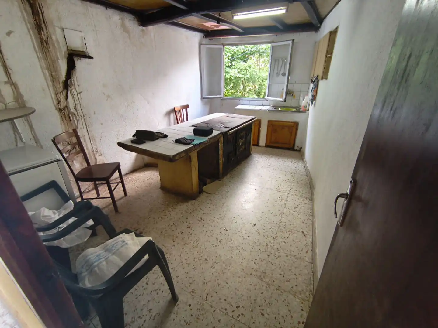 Cuina de Casa o xalet en venda en As Nogais  amb Terrassa