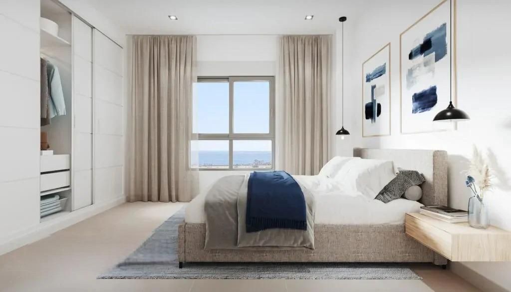 Dormitori de Apartament en venda en Vélez-Málaga amb Aire condicionat, Terrassa i Piscina comunitària