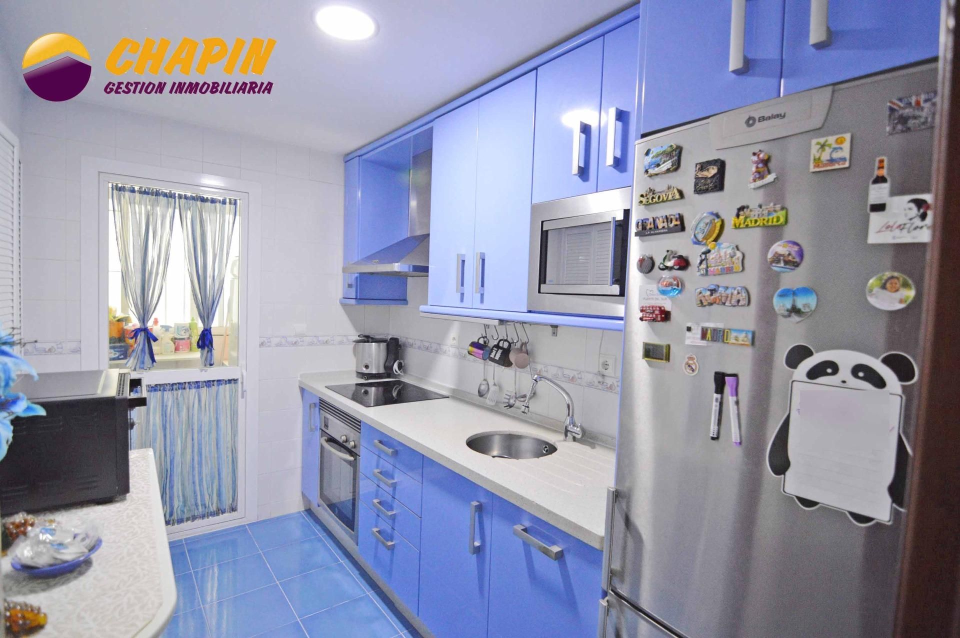 Kitchen of Flat for sale in Jerez de la Frontera  with Air Conditioner, Terrace and Storage room