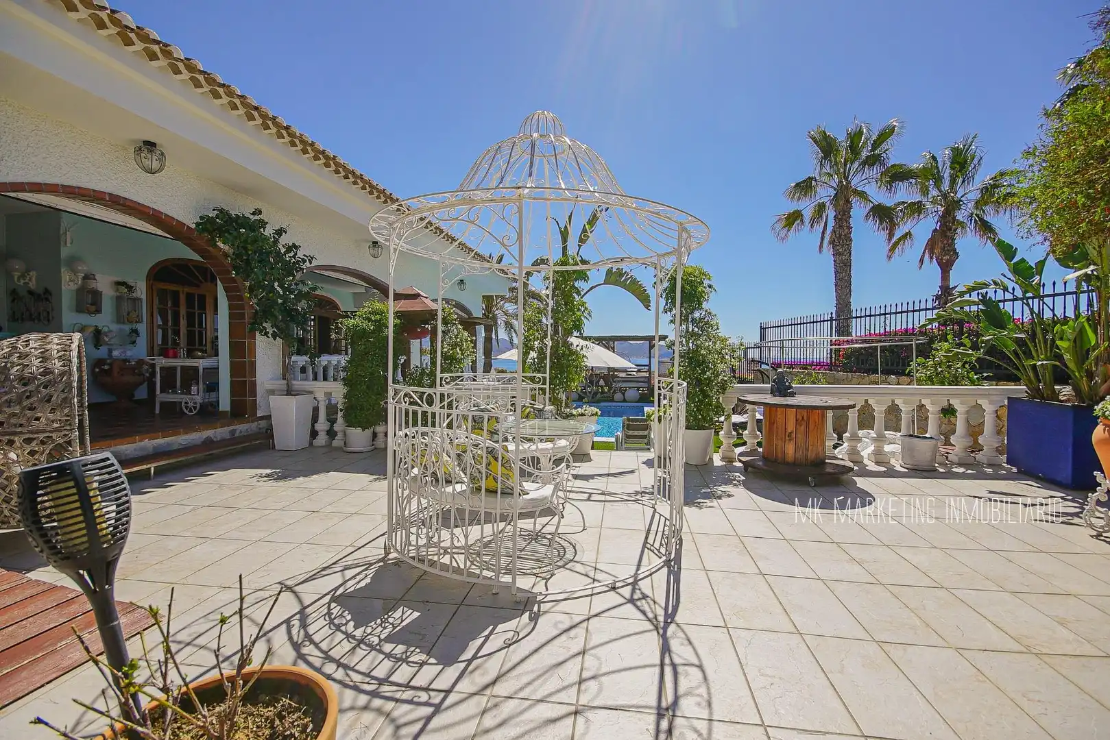 Terraza de Casa o chalet en venta en Mazarrón con Calefacción, Jardín privado y Terraza