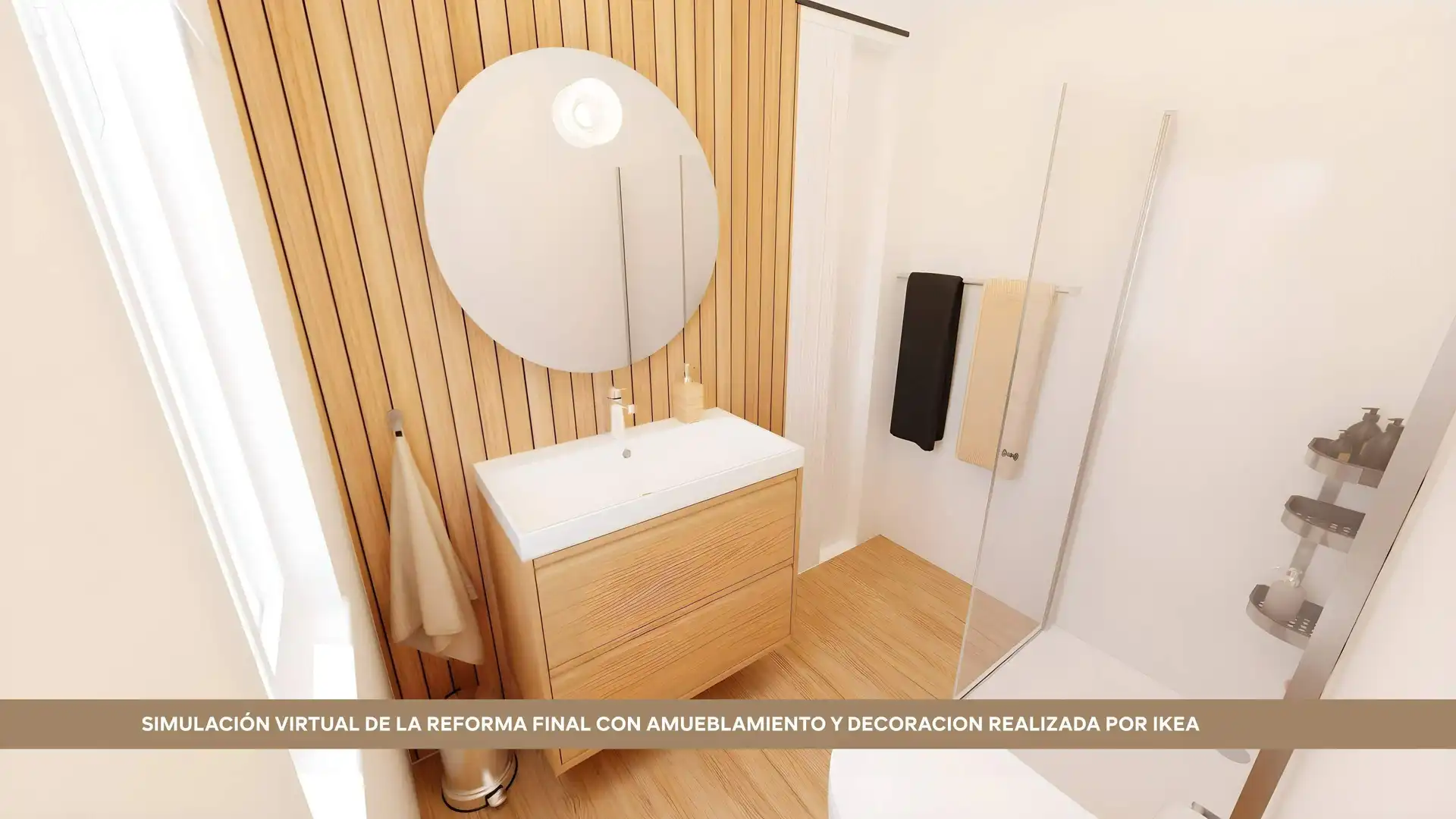 Badezimmer von Wohnung zum Verkauf in Zaragoza mit Klimaanlage und Heizung