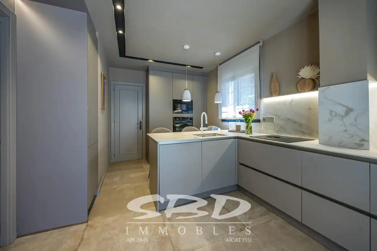 Cocina de Casa o chalet en venta en Barberà del Vallès con Aire acondicionado, Calefacción y Terraza