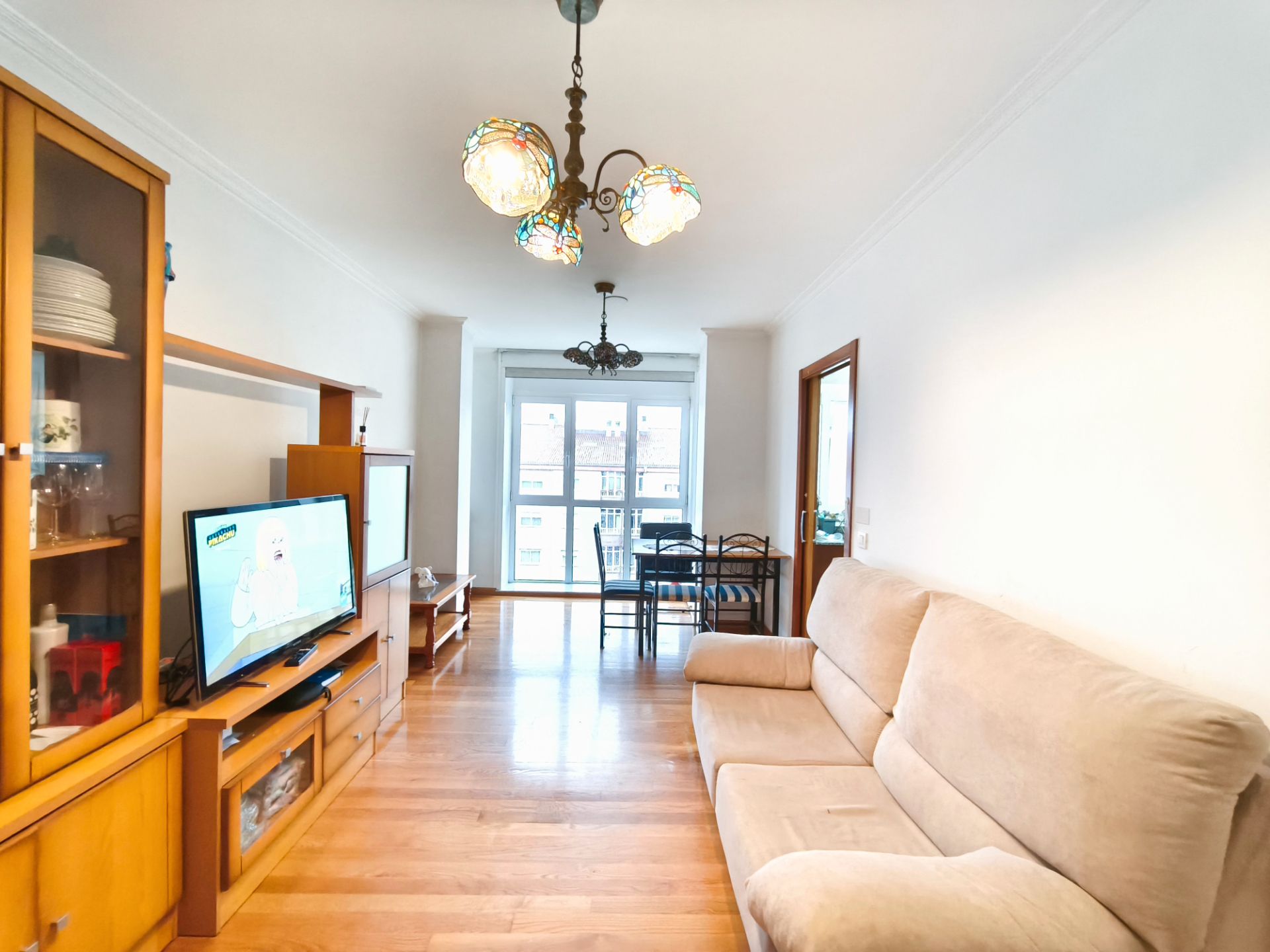 Living room of Flat for sale in Ames  with Heating, Storage room and Furnished