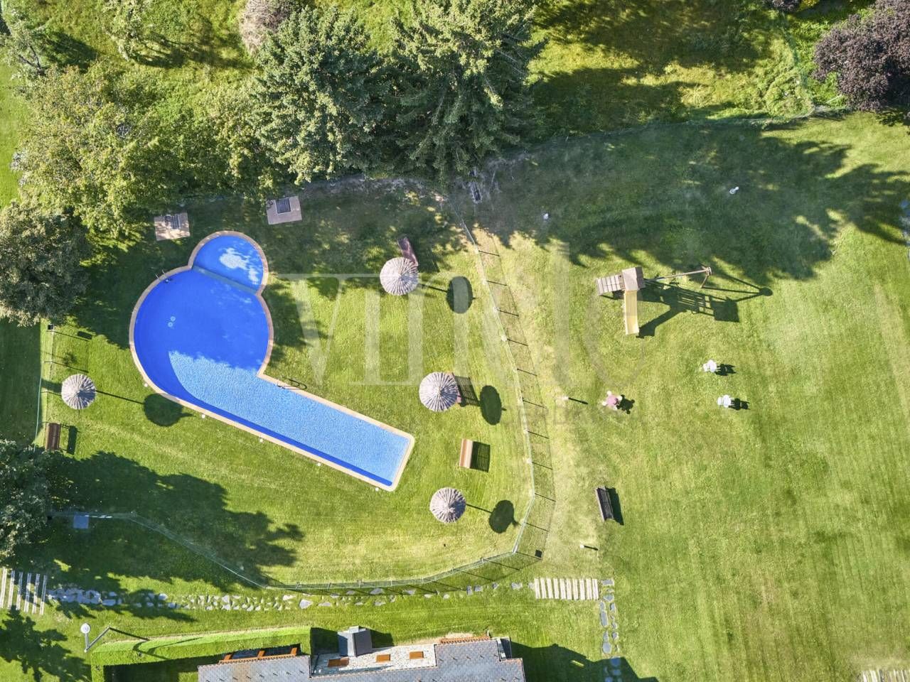 Swimming pool of Apartment for sale in Osséja  with Heating, Parquet flooring and Terrace