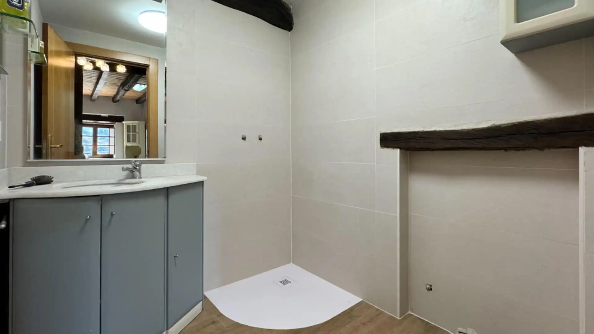 Baño de Finca rústica en venta en Mendaro con Calefacción, Jardín privado y Terraza