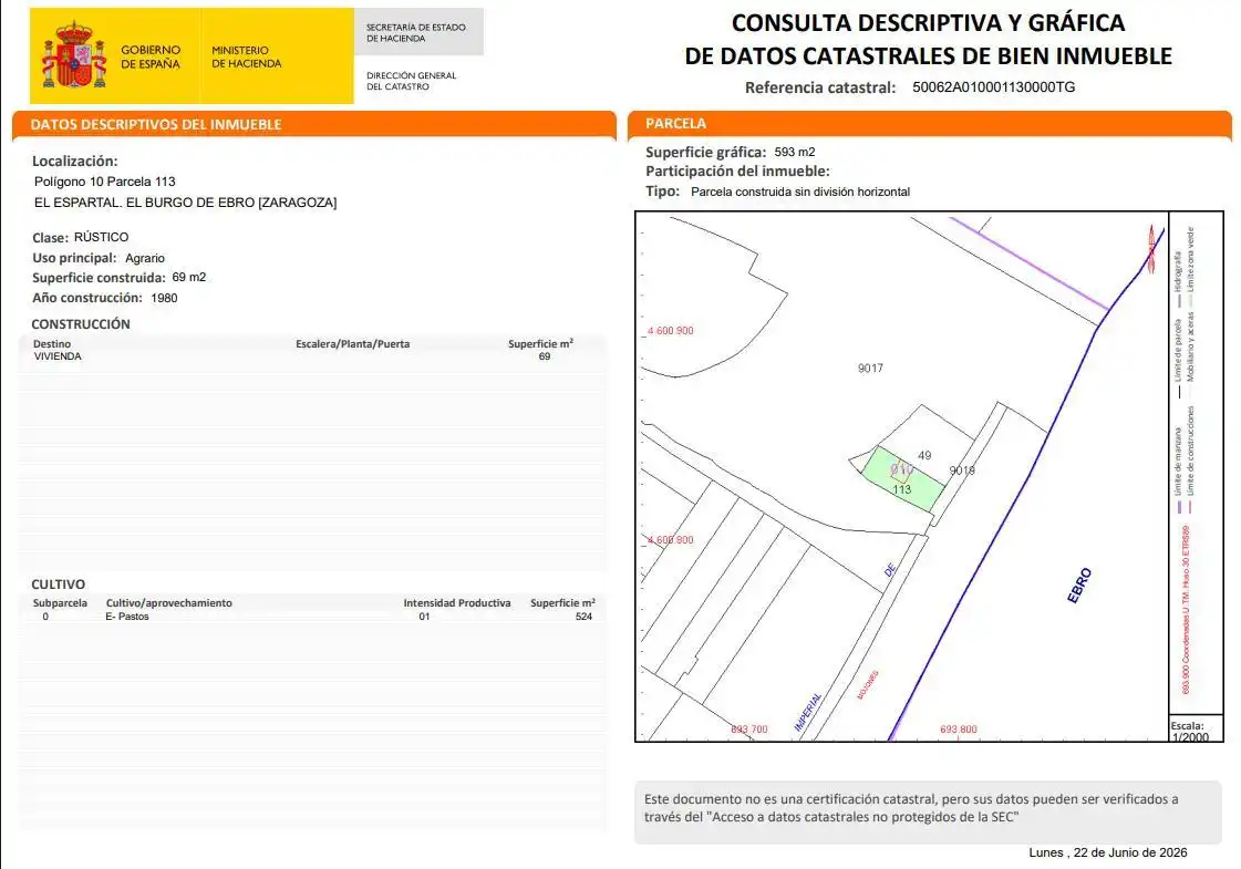 Rural land for sale in El Espartal, imagen 3