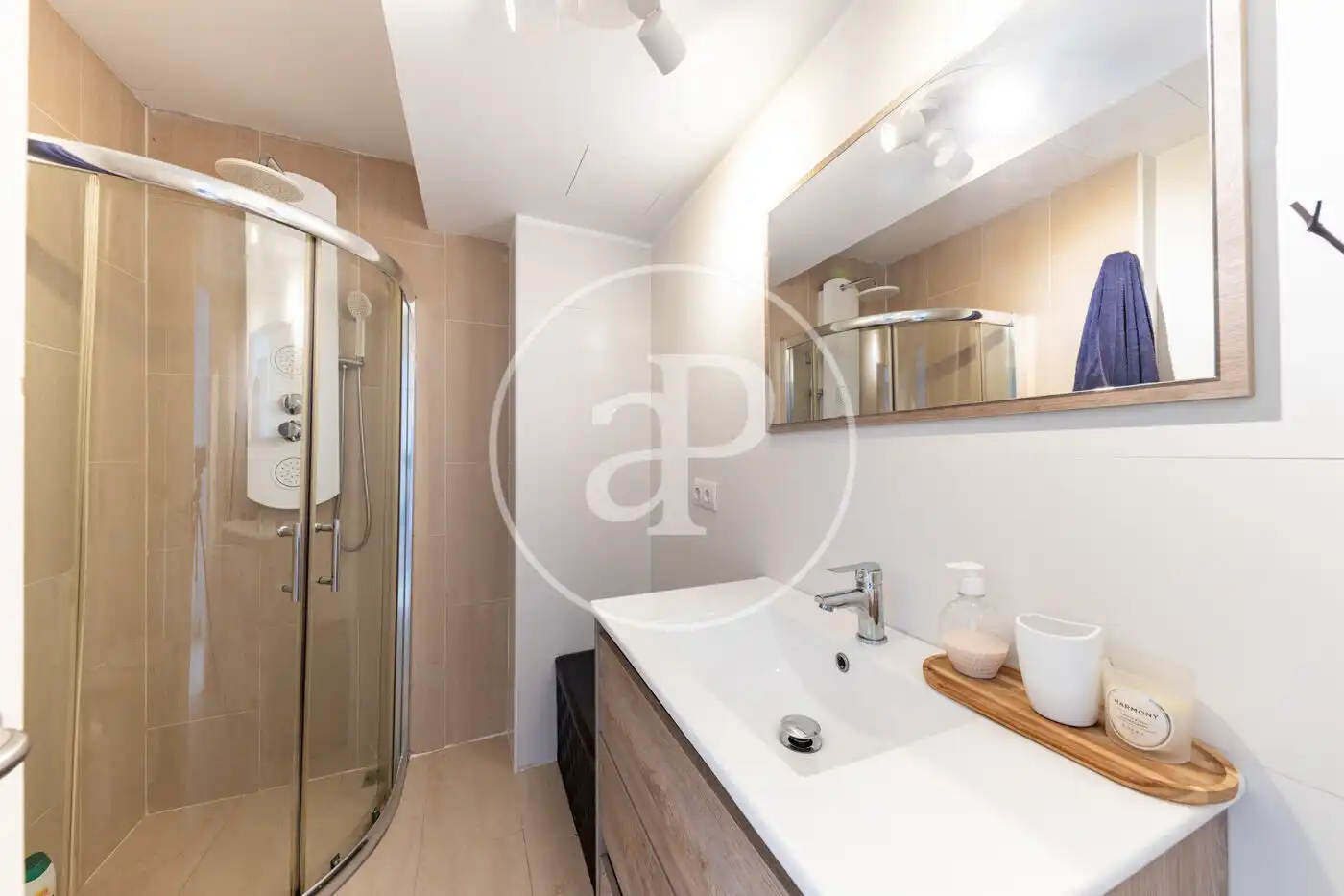 Badezimmer von Einfamilien-Reihenhaus zur Miete in  Palma de Mallorca mit Klimaanlage, Heizung und Privatgarten
