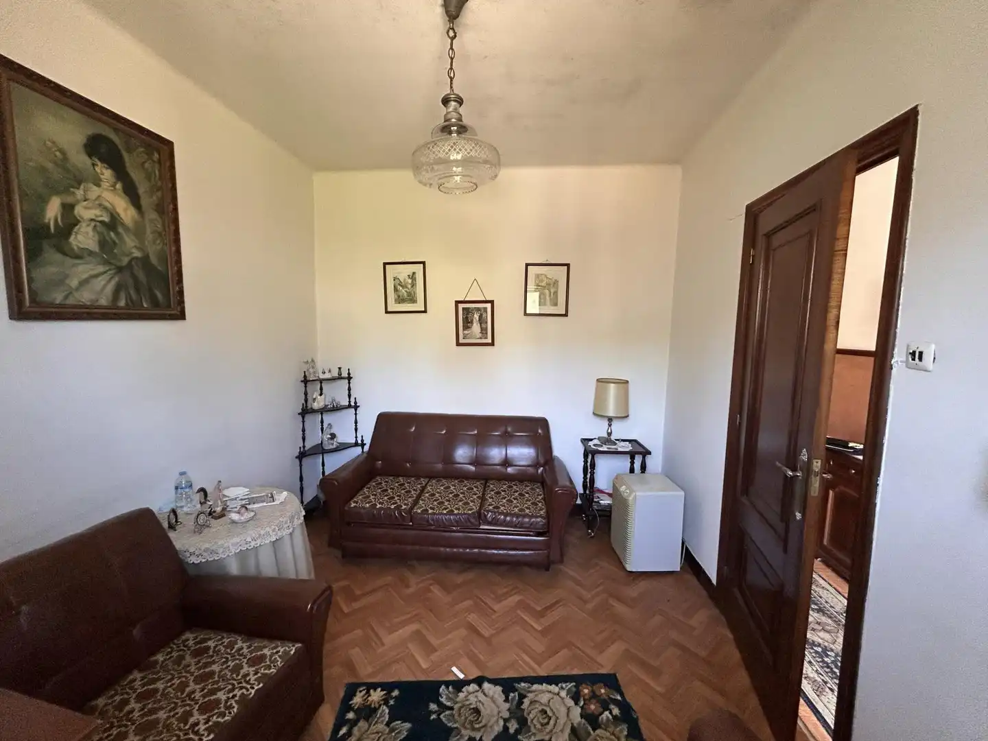 Sala d'estar de Casa o xalet en venda en Pontevedra Capital  amb Calefacció