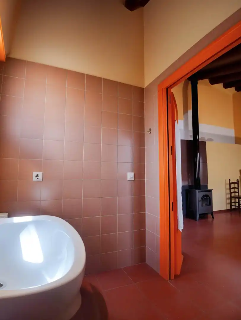Badezimmer von Haus oder Chalet zum Verkauf in Santa María la Real de Nieva mit Privatgarten