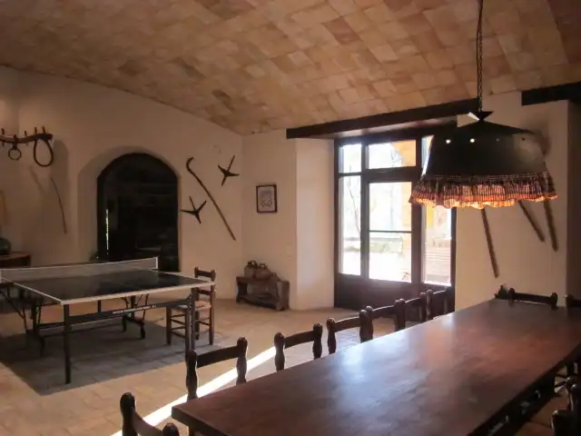 Comedor de Finca rústica en venta en Castellar del Vallès con Jardín privado, Terraza y Piscina