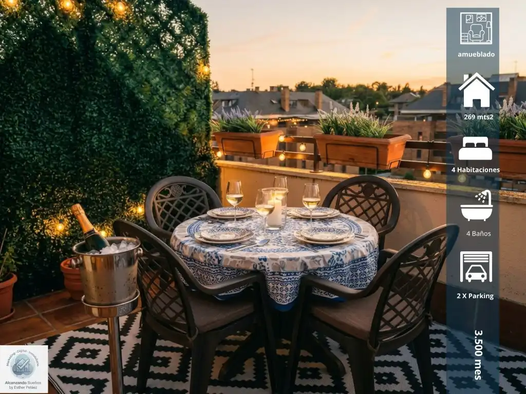 Maisonette zur Miete in Avenida Principe de Asturias, Zona Monte El Pilar