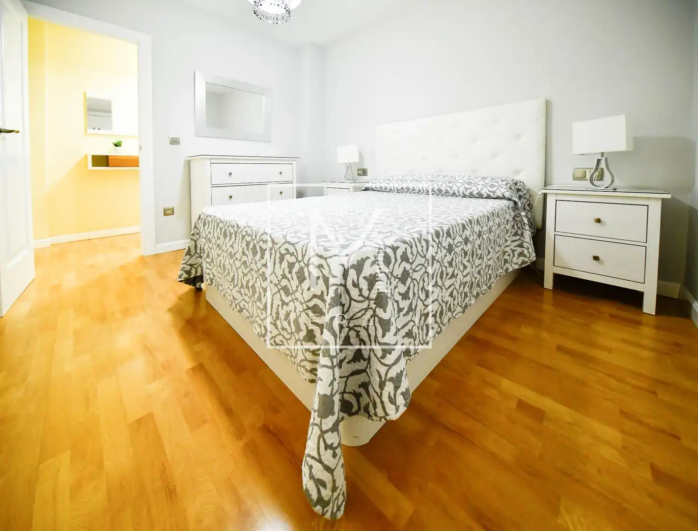 Schlafzimmer von Wohnungen zur Miete in Albacete mit Klimaanlage, Heizung und Möbliert