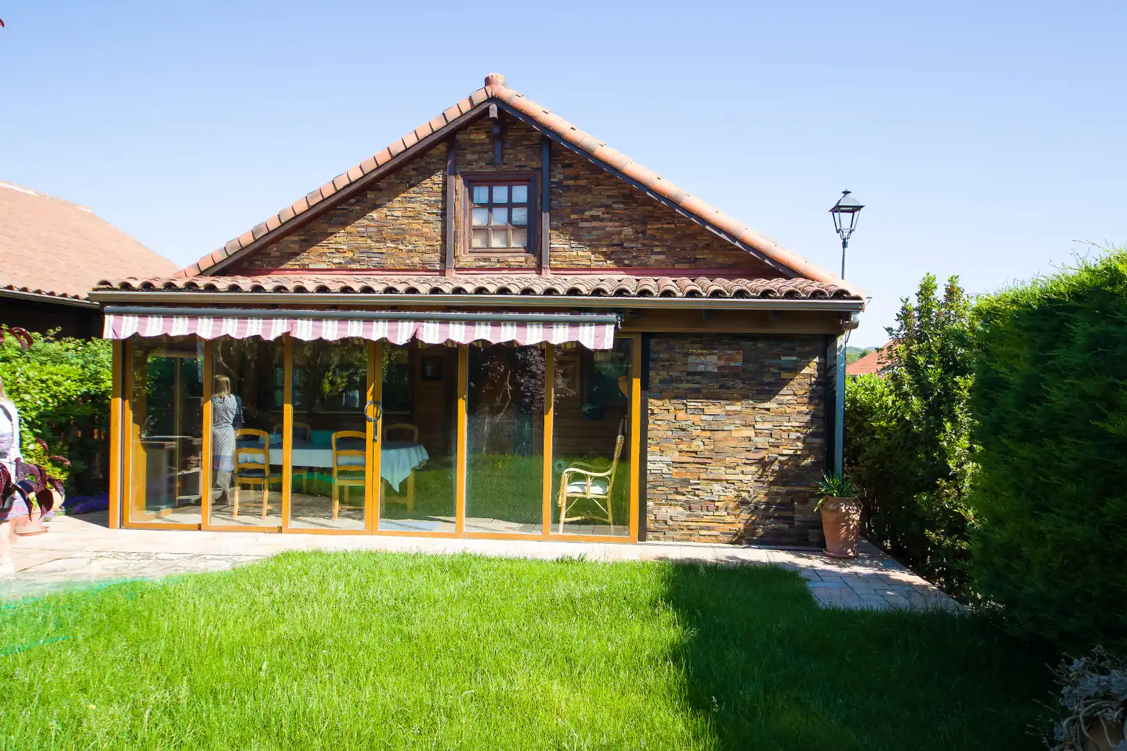 Terraza de Casa o chalet en venta en Ayegui / Aiegi con Aire acondicionado, Calefacción y Jardín privado