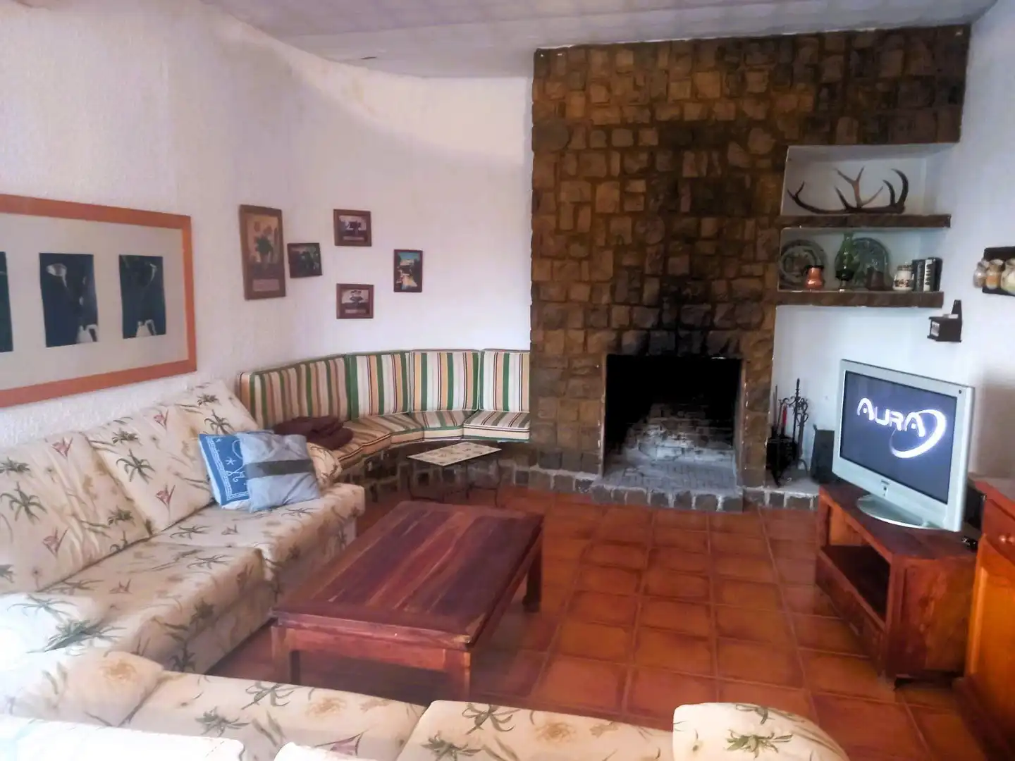 Living room of Houses for sale in Alzira  with Air Conditioner, Private garden and Terrace