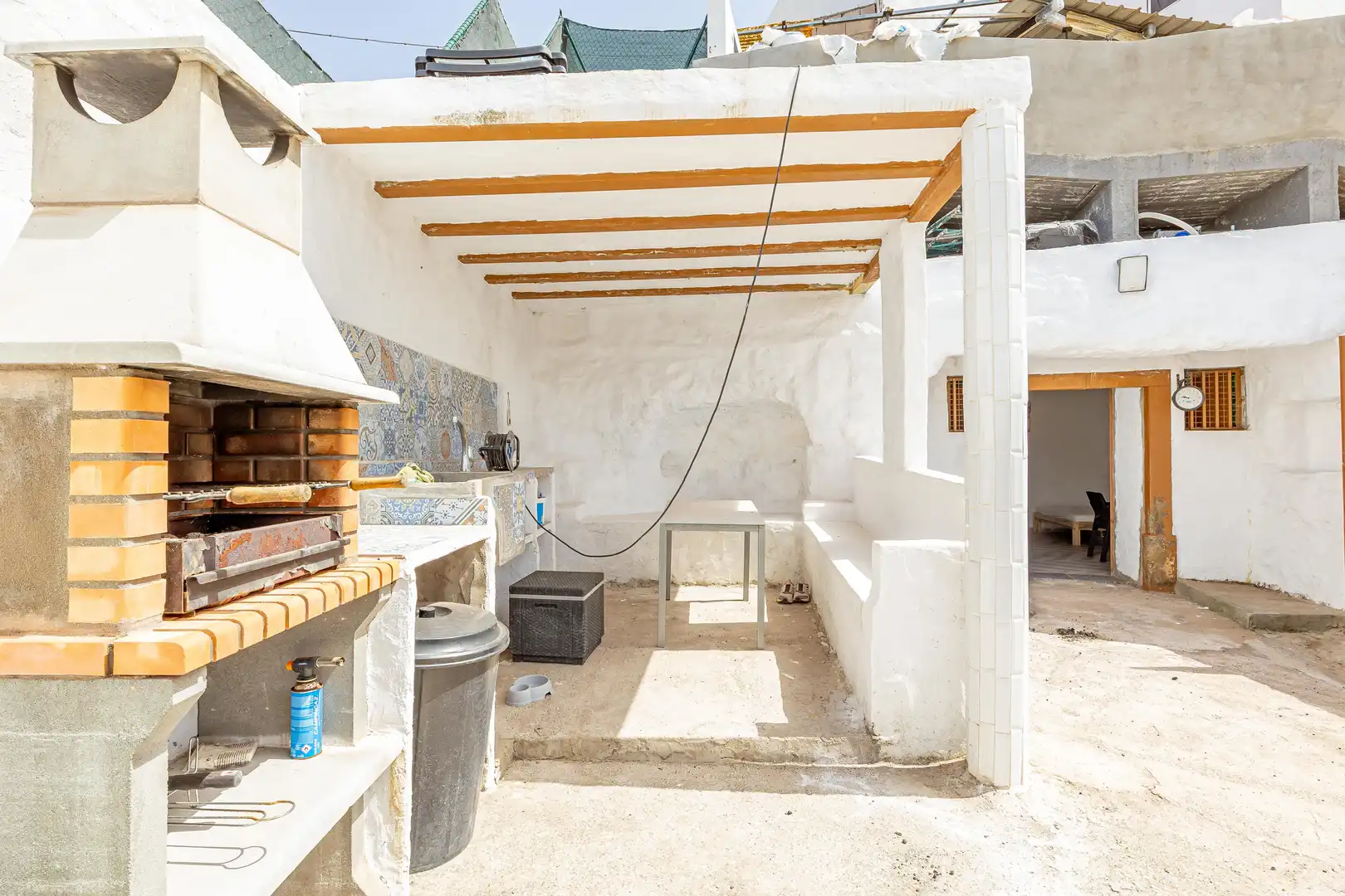 Terrassa de Casa o xalet en venda en Vega de San Mateo amb Jardí privat, Terrassa i Moblat