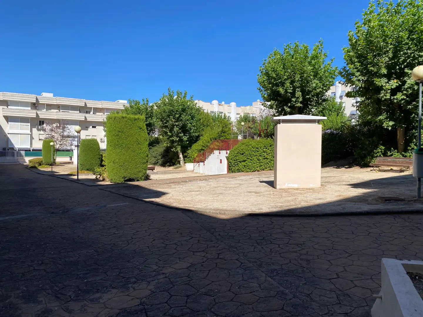 Parking of Flat for sale in Parla  with Heating, Private garden and Furnished