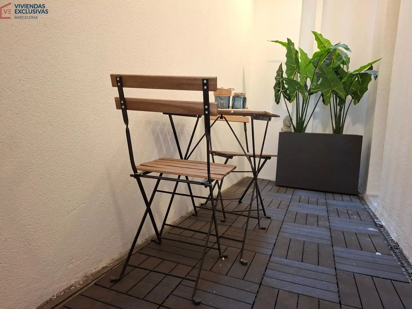 Terraza de Dúplex en venta en Barcelona con Parquet, Balcón y Alarma