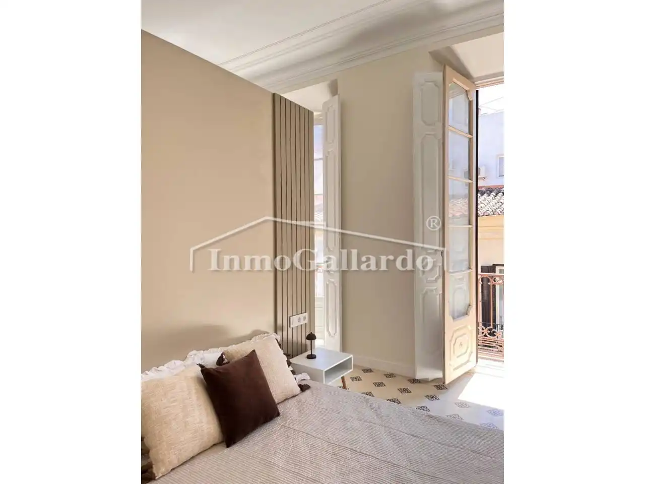 Bedroom of Flat for sale in Málaga  with Furnished and Alarm