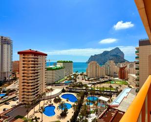 Bedroom of Apartment to rent in Calpe / Calp  with Air Conditioner, Heating and Private garden